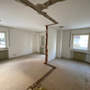 Kernsanierung einer kleinen Wohnung