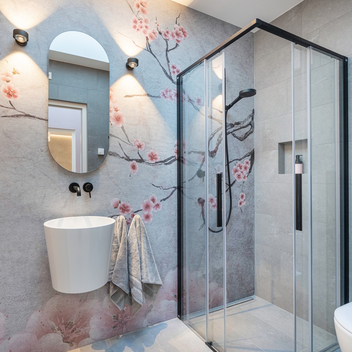 Bathroom planning for penthouse apartment