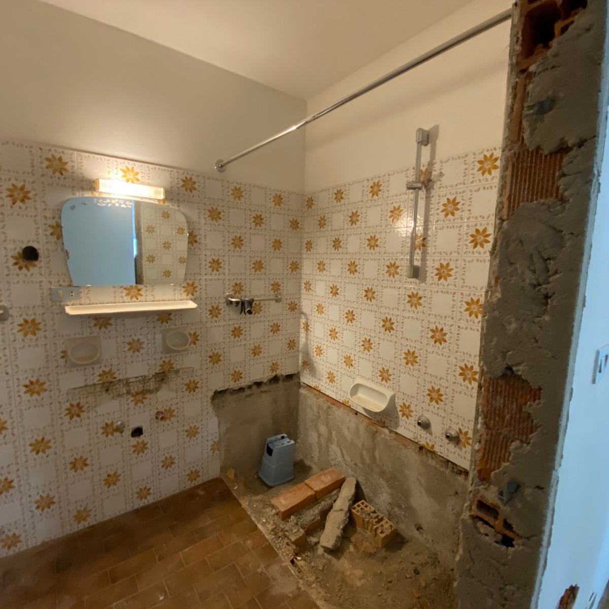 Ristrutturazione bagno in un piccolo appartamento singolo