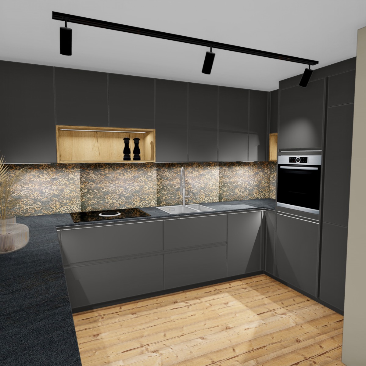 Cucina per appartamento nuovo