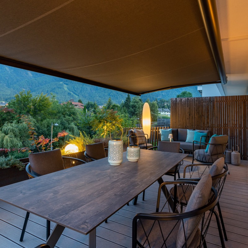 komplette Außengestaltung für Ferienappartement