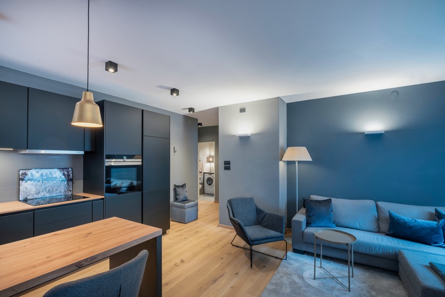 Core refurbishment of a small flat