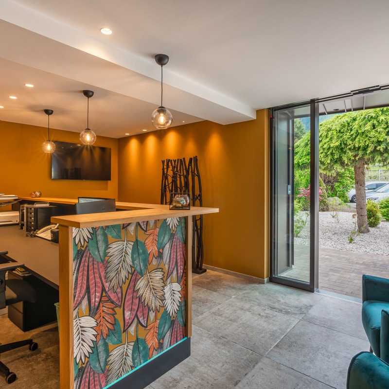 Residence Montani - the somewhat crazy reception