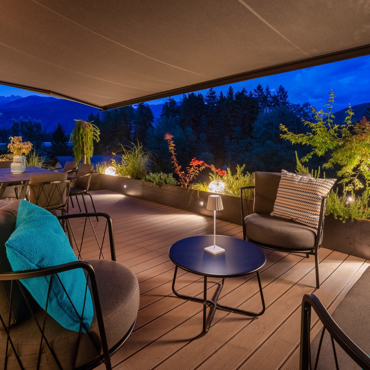 komplette Außengestaltung für Ferienappartement